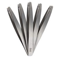 Foto do produto Kit 5 Pinça para Sobrancelhass Edel Solingen Ponta Reta Inox