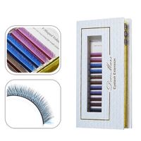 Foto do produto Cílios  Y Coloridos Decemars Curvatura D - Volume Brasileiro
