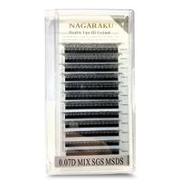 Foto do produto Cílios 4D W Double Nagaraku Curvatura D - Volume Egípcio - Mix 8 / 14