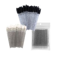 Foto do produto Kit Escovinhas + Aplicador de batom + Microbrush Pretos