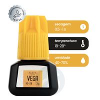 Foto do produto Cola Elite HS 20 Vega Adesivo Rápida Secagem de Extensão de Cílios - 3g