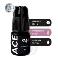 Foto do produto Cola SM Lash Ace  Adesivo Secagem Rápida para Extensão de Cílios - 3g