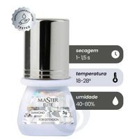 Foto do produto Cola Master Elite Diamond Transparente Adesivo para Extensão de Cílios- 3g