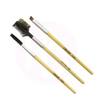 Foto do produto Kit Pincéis de Sobrancelhas c/ 3 - Chucri