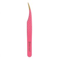 Foto do produto Pinça Bella Moça Curva Longa para Cílios Rosa