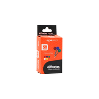 Foto do produto Alfinete Cabeça Colorida de Mapa 50unds - Leo e Leo