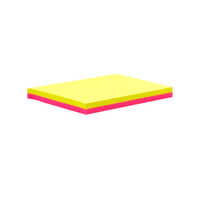 Foto do produto Bloco Adesivo 76 x 102mm 100fls Bicolor Maxprint Cod-74168-6