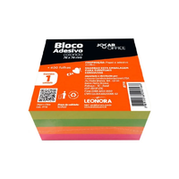 Foto do produto Bloco Adesivo 76 x 76mm com 400fls - Leo e Leo 