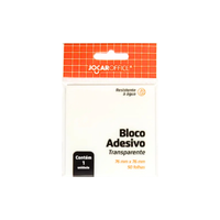 Foto do produto Bloco Adesivo 76 x 76mm transparente com 50fls - Leo e Leo