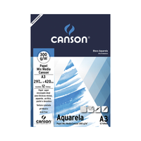 Foto do produto Bloco Desenho A-3 com 12fls x 300g/m² Aquarela - Canson