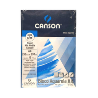 Foto do produto Bloco Desenho A-4 c/ 12fls x 300g/m² Aquarela - Canson