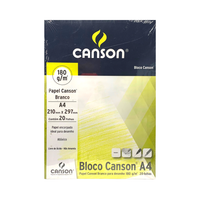 Foto do produto Bloco Desenho A-4 c/ 20fls x 180g  Estudante -  Canson