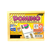 Foto do produto Domino de Divisão Silábica, 28 pcs Cx Madeira - Jottplay