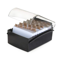Foto do produto Fichario de Mesa 5x8 Pol. Preto - Waleu