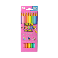 Foto do produto Lápis de Cor  c/ 10 Cores Pastel - Multicolor