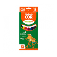 Foto do produto Lápis de Cor com 12 Cores Sextavado Flex- Leo e Leo