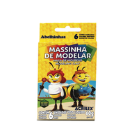 Foto do produto Massa de Modelar 60grs x 06 Cores Plastilina - Acrilex