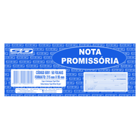 Foto do produto Nota Promissória c/ 50fls Padrão 