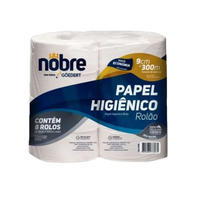 Foto do produto Papel Higiênico com 08 x 300mts 100% - Nobre 