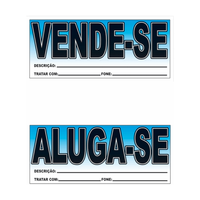 Foto do produto Placa Aluga ou Vende
