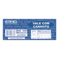 Foto do produto Talão Vale c/ Canhoto 100fls