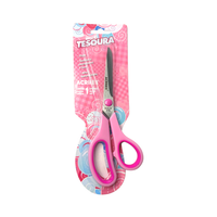 Foto do produto Tesoura Multiuso 19cm Cabo Rosa - Acrilex