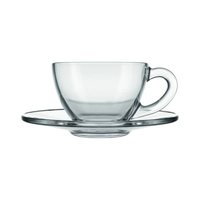 Foto do produto Xícara e Pires Transparente 246ml para Chá - Astral