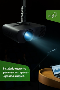 Foto do produto Suporte Para Projetor de Teto Pro100B