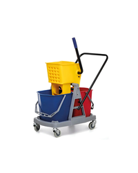 Foto do produto Carro Balde Duplo 34lts para Limpeza Profissional - Nobre