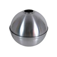 Foto do produto Forma Esfera Alumínio 04cm Diametro para Bath Bombs