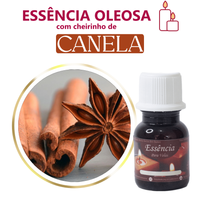 Foto do produto Essência Concentrada Canela - Oleosa (Base Dietilfitalato) Para Velas - 10Gr
