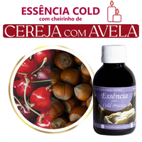 Foto do produto Essência Cold Processo a Frio Cereja c/ Avelã NT (Base Miristato de Isopropila) para Velas 90 g