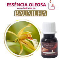 Foto do produto Essência Oleosa para Vela Baunilha (Base Dietilfitalato) 10 g