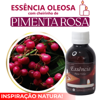 Foto do produto Essência Concentrada Pimenta Rosa IB (Inspiração Natura) - Oleosa (Base Dietilfitalato) Para Velas - 100Gr
