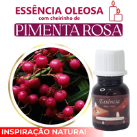 Foto do produto Essência Concentrada Pimenta Rosa IB (Inspiração Natura) - Oleosa (Base Dietilfitalato) Para Velas - 10Gr