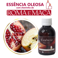 Foto do produto Essência Concentrada Romã e Maçã - Oleosa (Base Dietilfitalato) Para Velas - 100Gr