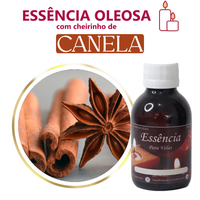 Foto do produto Essência Concentrada Canela - Oleosa (Base Dietilfitalato) Para Velas - 100Gr
