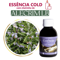 Foto do produto Essência Cold Processo a Frio Alecrim LB (Base Miristato de Isopropila) para Velas 90 g