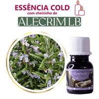 Foto do produto Essência Cold Processo a Frio Alecrim LB (Base Miristato de Isopropila) para Velas 10 g