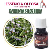 Foto do produto Essência Concentrada Alecrim LB - Oleosa (Base Dietilfitalato) Para Velas - 10Gr