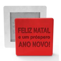 Foto do produto Molde de Silicone Barra Feliz Natal e Próspero Ano Novo