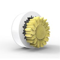 Foto do produto Molde De Silicone Girassol Floral Realista de Alta Definição