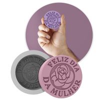 Foto do produto Forma de Silicone Feliz Dia da Mulher
