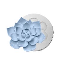 Foto do produto Forma de Silicone Flor de Lótus Aberta