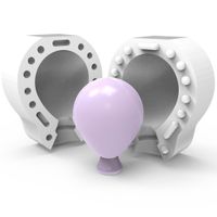 Foto do produto Molde de Silicone Branco Mini Balão de Ar
