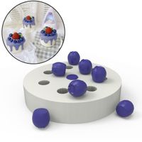 Foto do produto Molde de Silicone Simulação de Fruta Pequenos Mirtilos