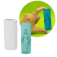 Foto do produto Forma de Silicone Mini Iemanjá 3D para Velas e Lembranças Religiosas