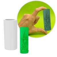 Foto do produto Forma de Silicone Mini Oxóssi 3D para Velas e Lembranças Religiosas