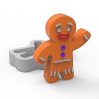 Foto do produto Molde de Silicone Homem Biscoito