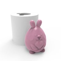 Foto do produto Molde de Silicone Ovo de Páscoa em Formato de Coelho 3D